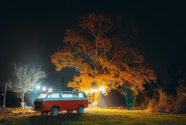 Camping in a Truck Cap