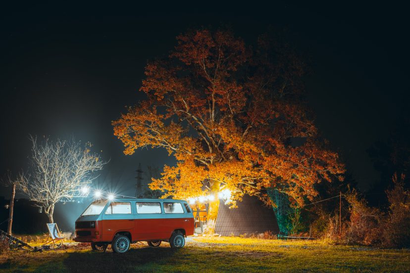 Camping in a Truck Cap