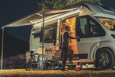 Motorhome RV Park Camping