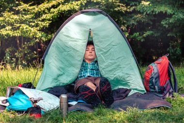 Spending a vacation on camping